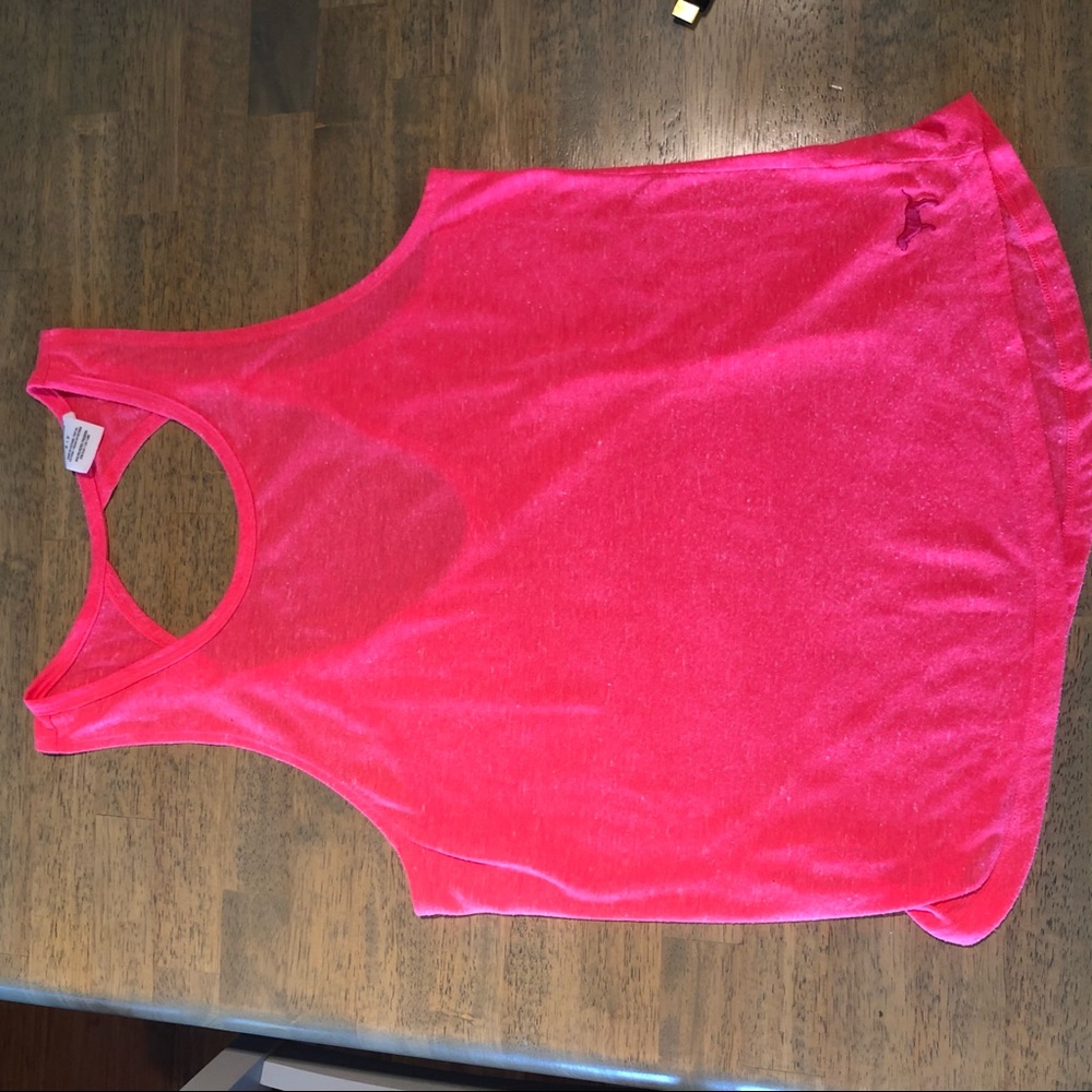 PINK Victoria’s Secret Twist Open Back Tank